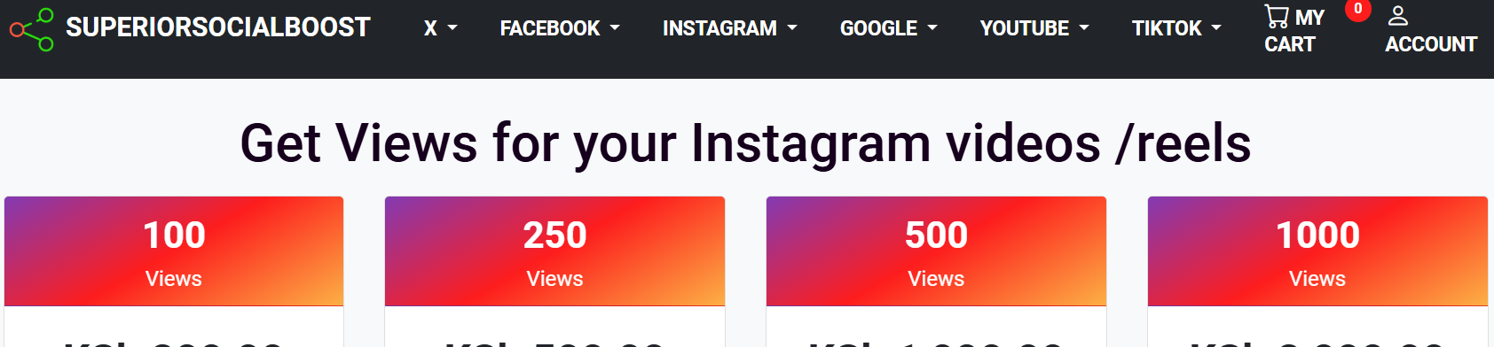 Instagram views 