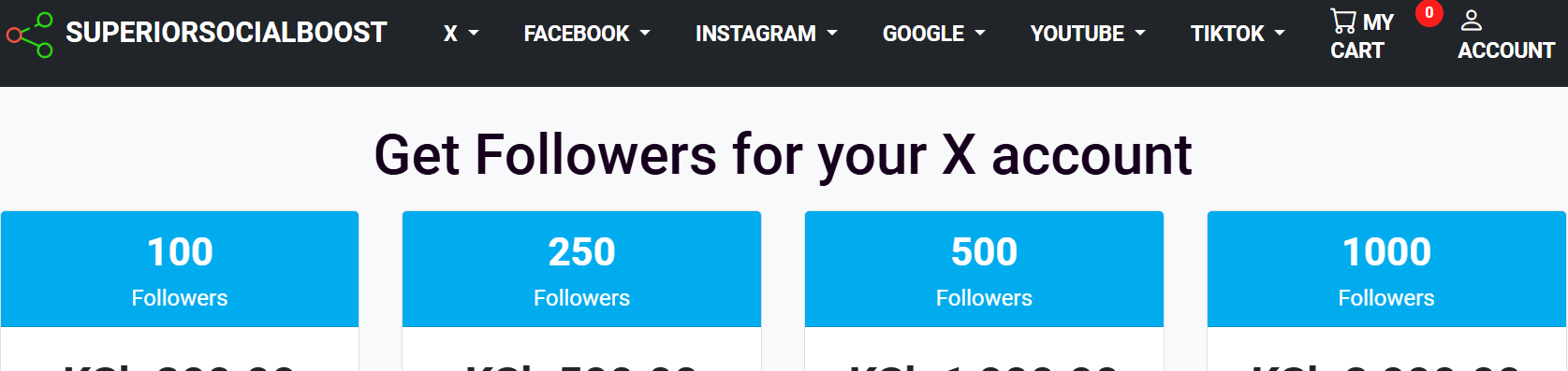 X followers