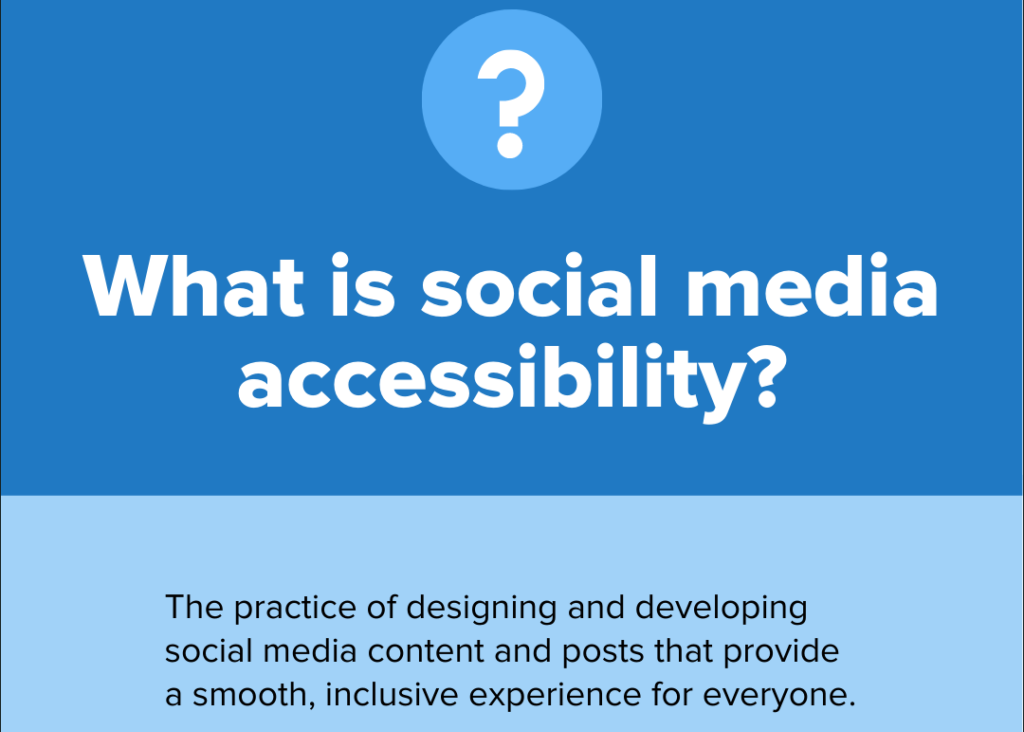 social media accessibility