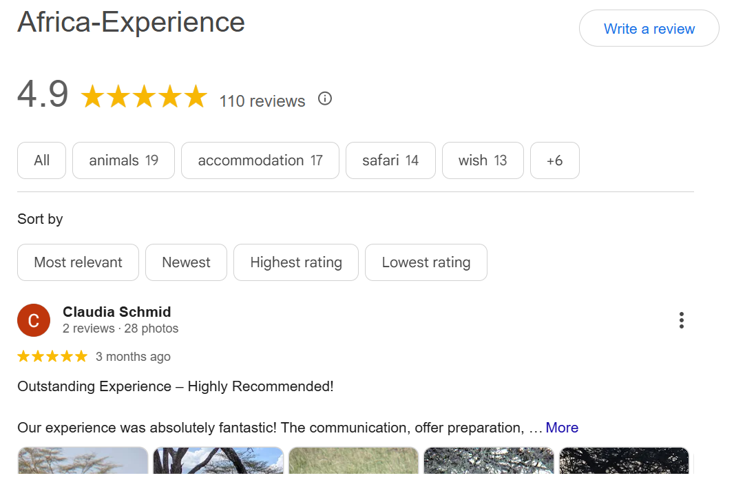 more Google reviews