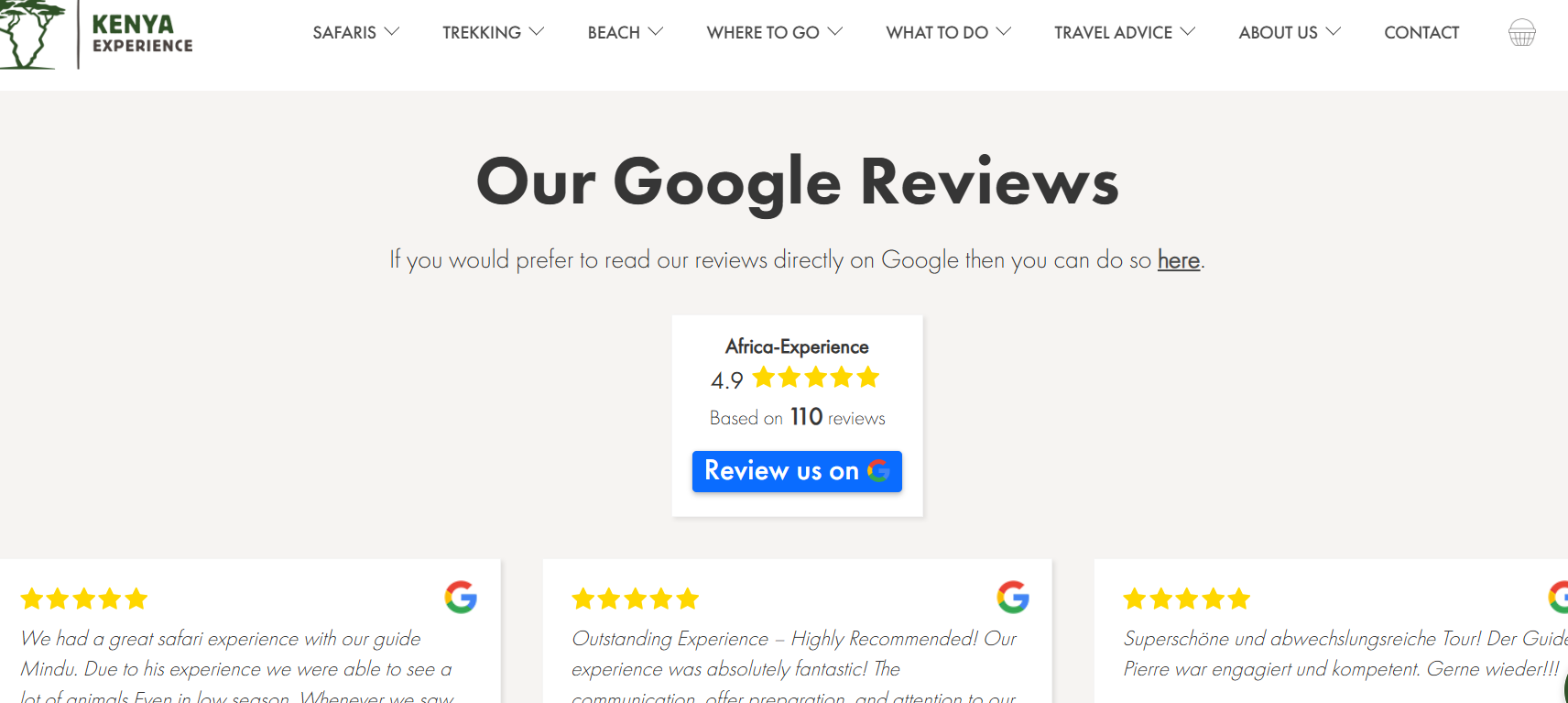more Google reviews